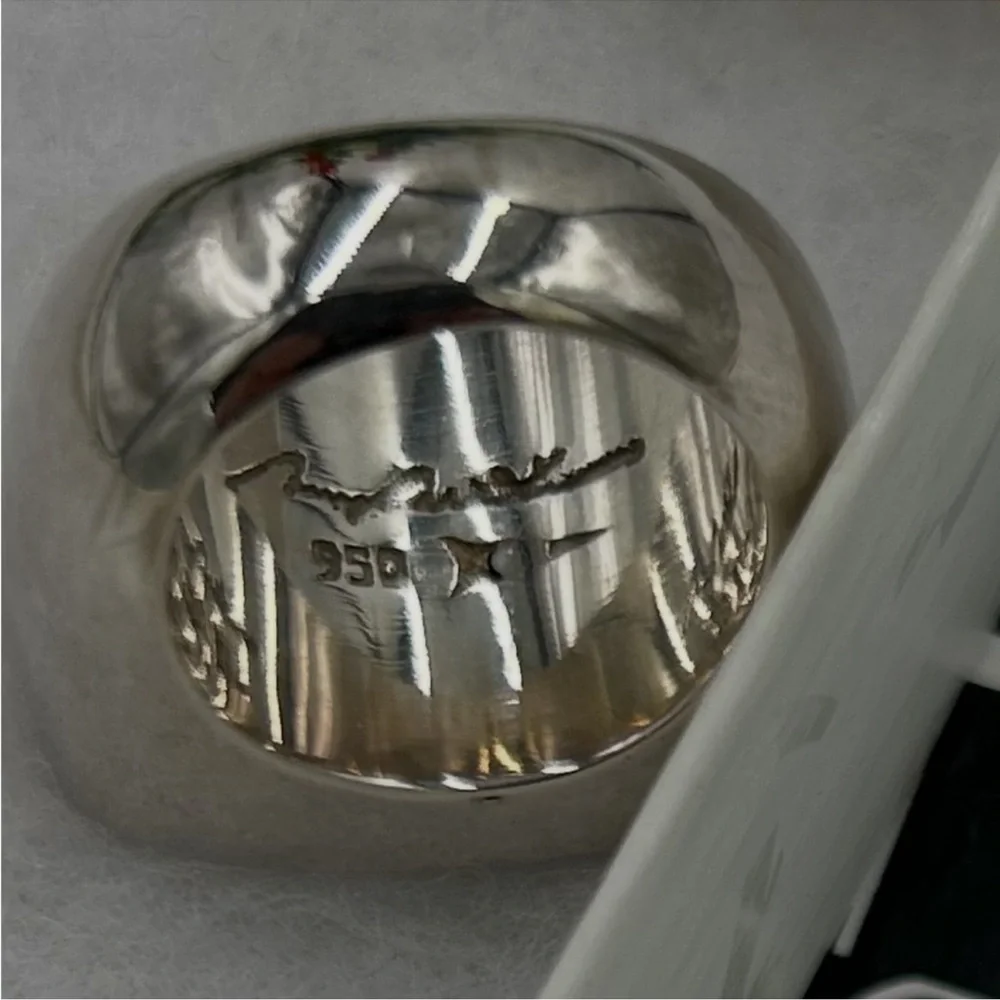 Chrome hearts, 950 sterling silver ring size 7. Unisex.